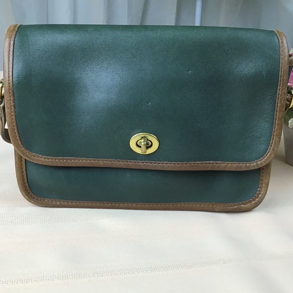 Coach Bags Vintage Coach Hunter Green Crossbody Bag Poshmark